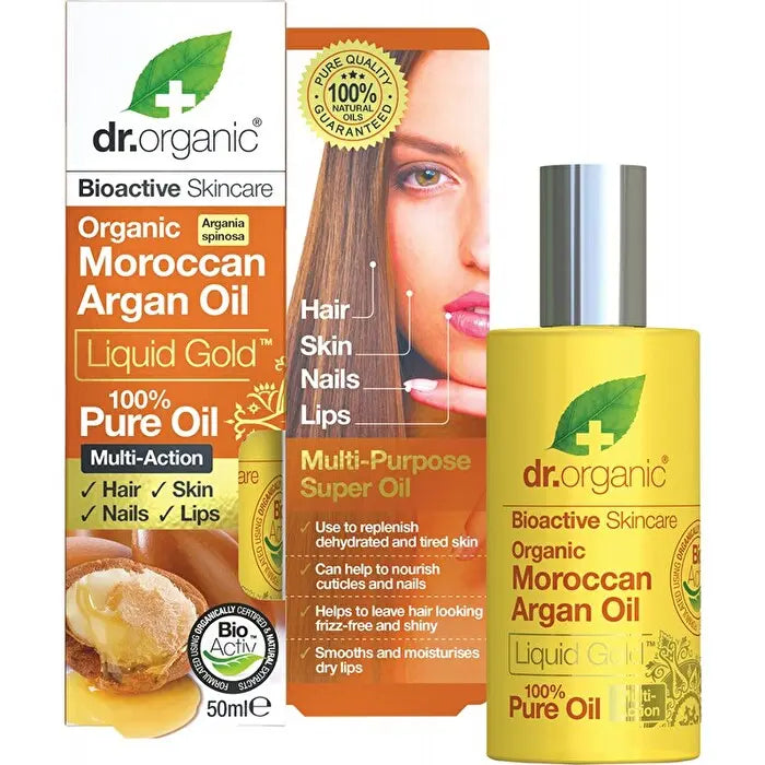DR ORGANIC Pure Oil Organic Moroccan Argan Oil 50ml DR ORGANIC