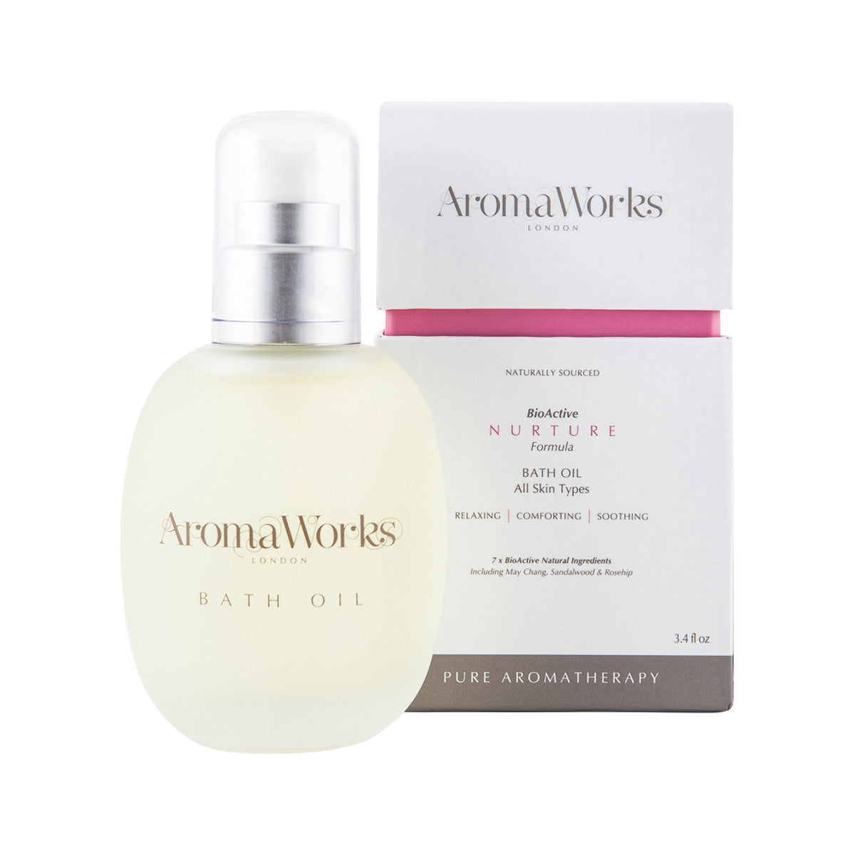 Aromaworks Bath Oil Bioactive Nurture Formula 100ml - Cutprice Online