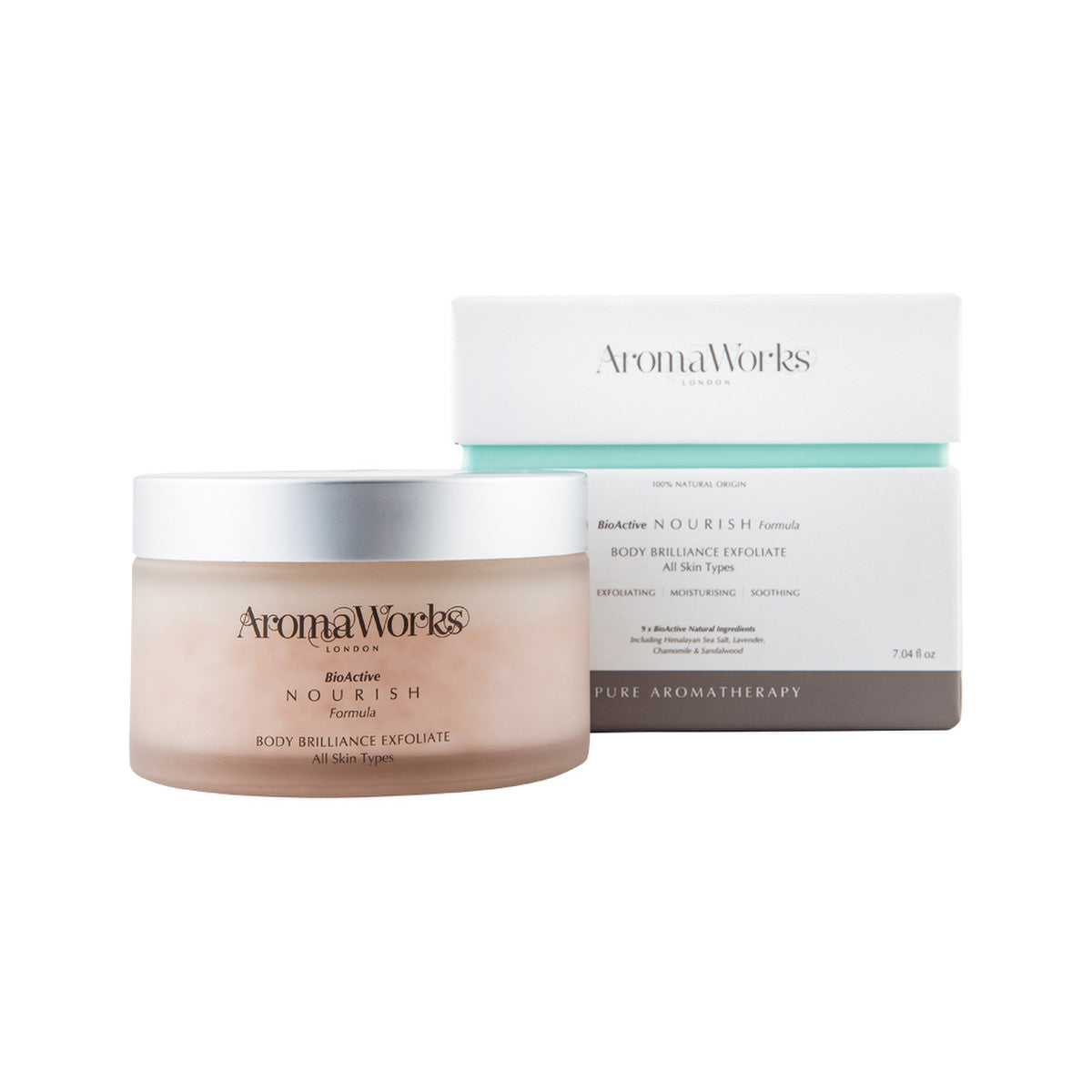 Aromaworks Body Brilliance Exfoliate Bioactive Nourish Formula 200ml - Cutprice Online