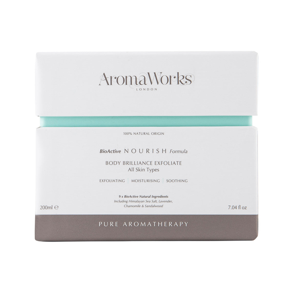 Aromaworks Body Brilliance Exfoliate Bioactive Nourish Formula 200ml - Cutprice Online
