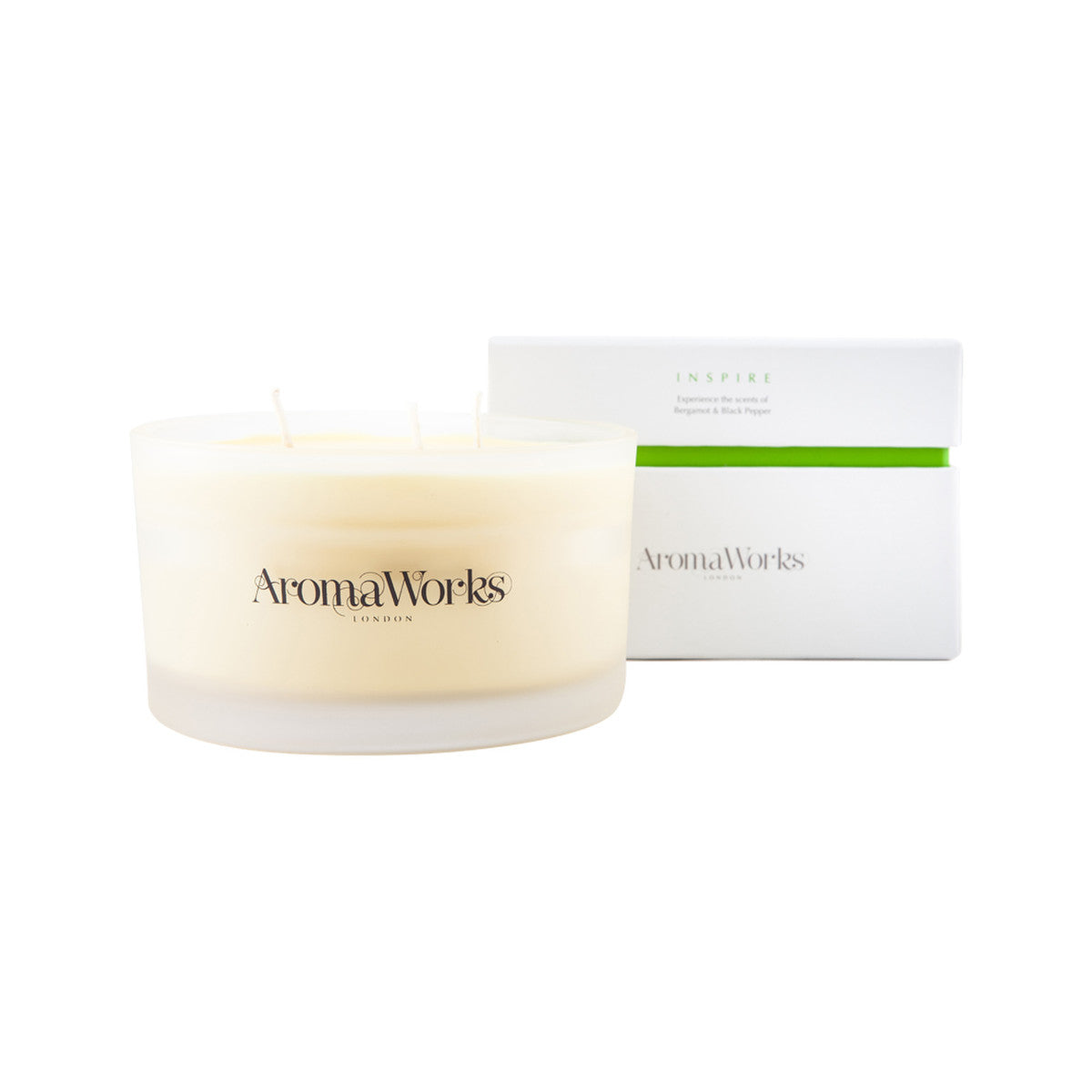 Aromaworks 3 Wick Candle Inspire Large 400g - Cutprice Online