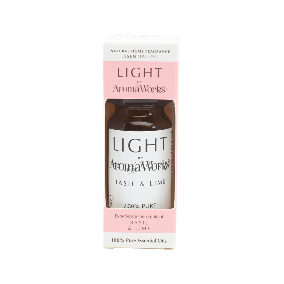 Aromaworks Light 100% Pure Essential Oil Blend Basil & Lime 10ml - Cutprice Online