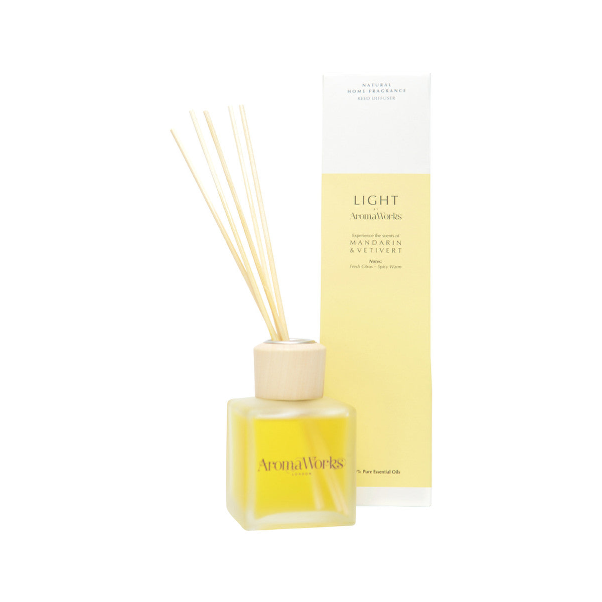 Aromaworks Light Reed Diffuser Mandarin & Vetivert 100ml - Cutprice Online