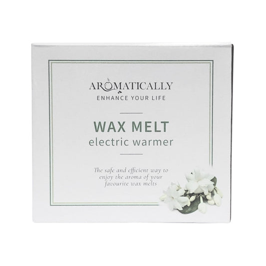 Aromamatic Wax Melt Electric Warmer White Textured (Suitable for Wax Melts & Essential Oils) - Cutprice Online
