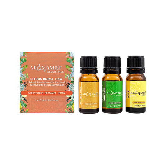 Aromamist Essentials Essential Oil Trio Citrus Burst 10ml X 3 Pack - Cutprice Online