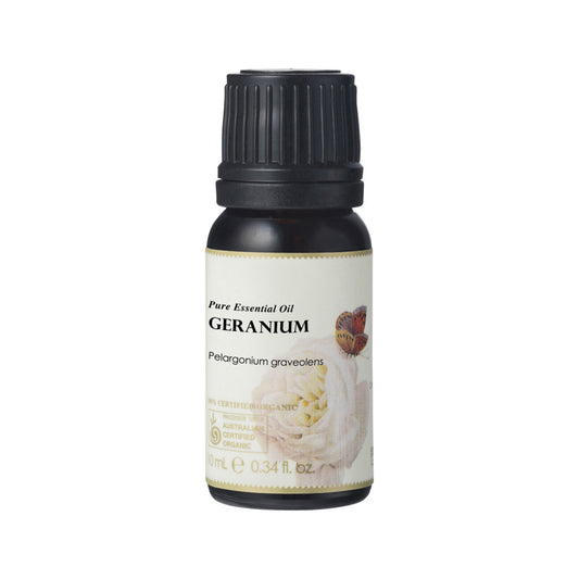 Ausganica Organic Essential Oil Geranium 10ml - Cutprice Online