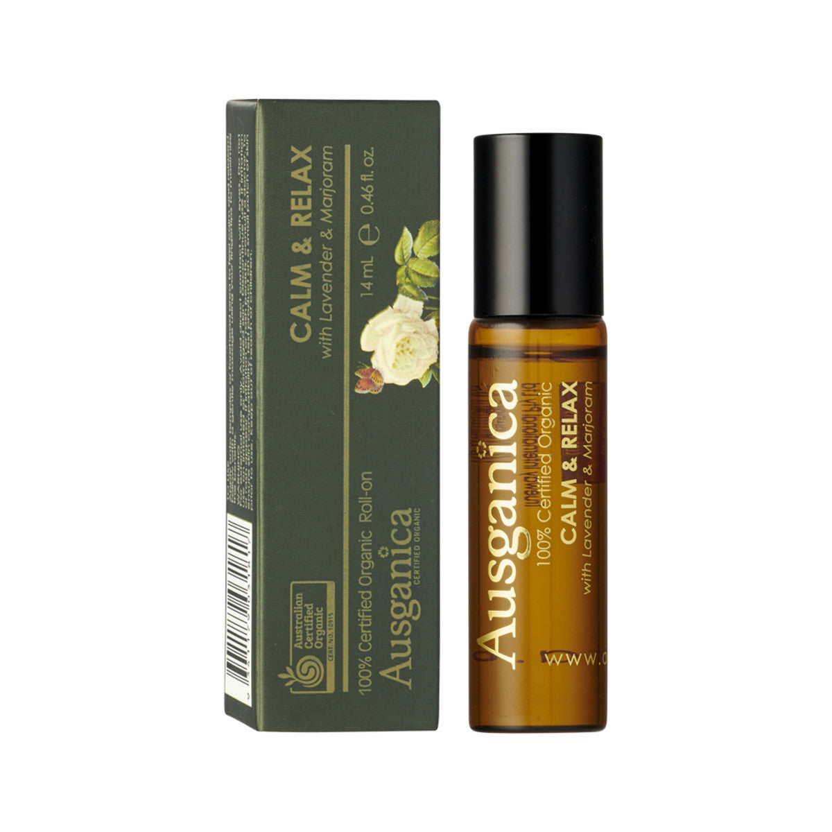 Ausganica Organic Roll-on Calm & Relax With Lavender & Marjoram 14ml - Cutprice Online
