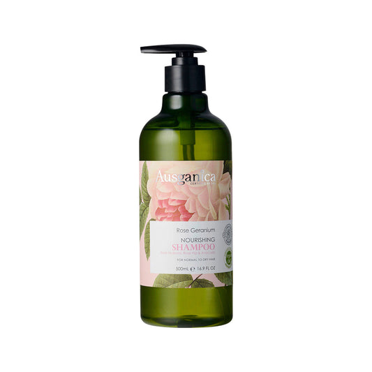 Ausganica Organic Rose Geranium Nourishing Shampoo 500ml - Cutprice Online