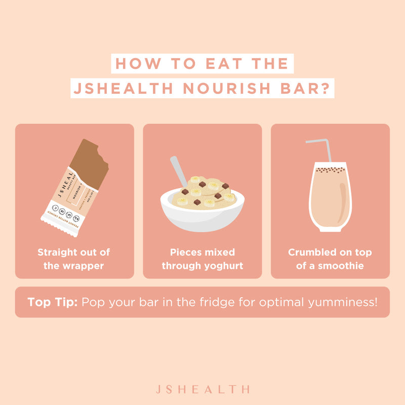 JSHEALTH Peanut Butter Crunch Beauty Bar 45g 12PK - Cutprice Online