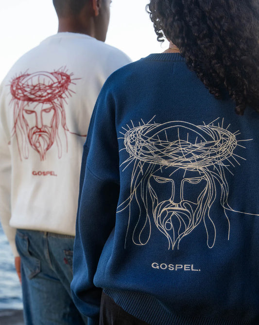 GOSPEL APPAREL - STILL UNASHAMED SWEATER - NAVY (XX-LARGE) - Cutprice Online