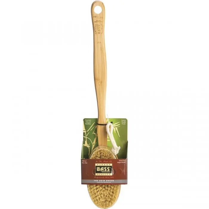 Bass Brushes the Skin Brush Bamboo Handle, Sisal Bristles 1 BASS BRUSHES