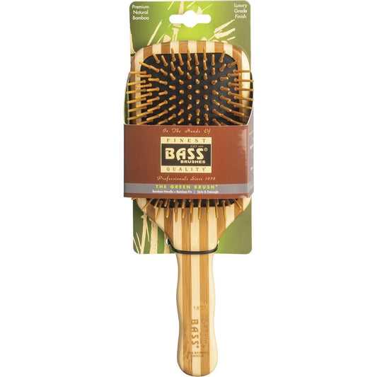Bass Brushes Bamboo Hair Brush Large Square Paddle 1 BASS BRUSHES