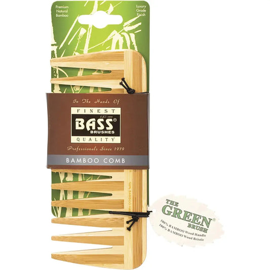 Bass Brushes Bamboo Comb Medium - Wide Tooth 1 BASS BRUSHES