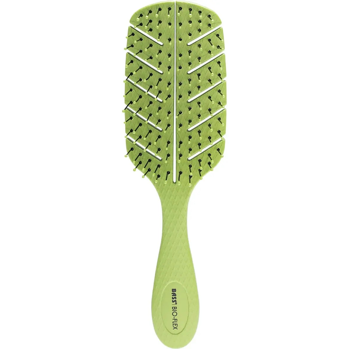 Bass Brushes Bio-flex Detangler Hair Brush Green 1 BASS BRUSHES