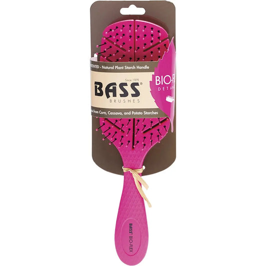 Bass Brushes Bio-flex Detangler Hair Brush Pink 1 BASS BRUSHES