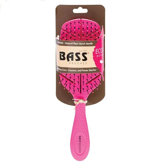 Bass Brushes Bio-flex Detangler Hair Brush Pink 1 BASS BRUSHES