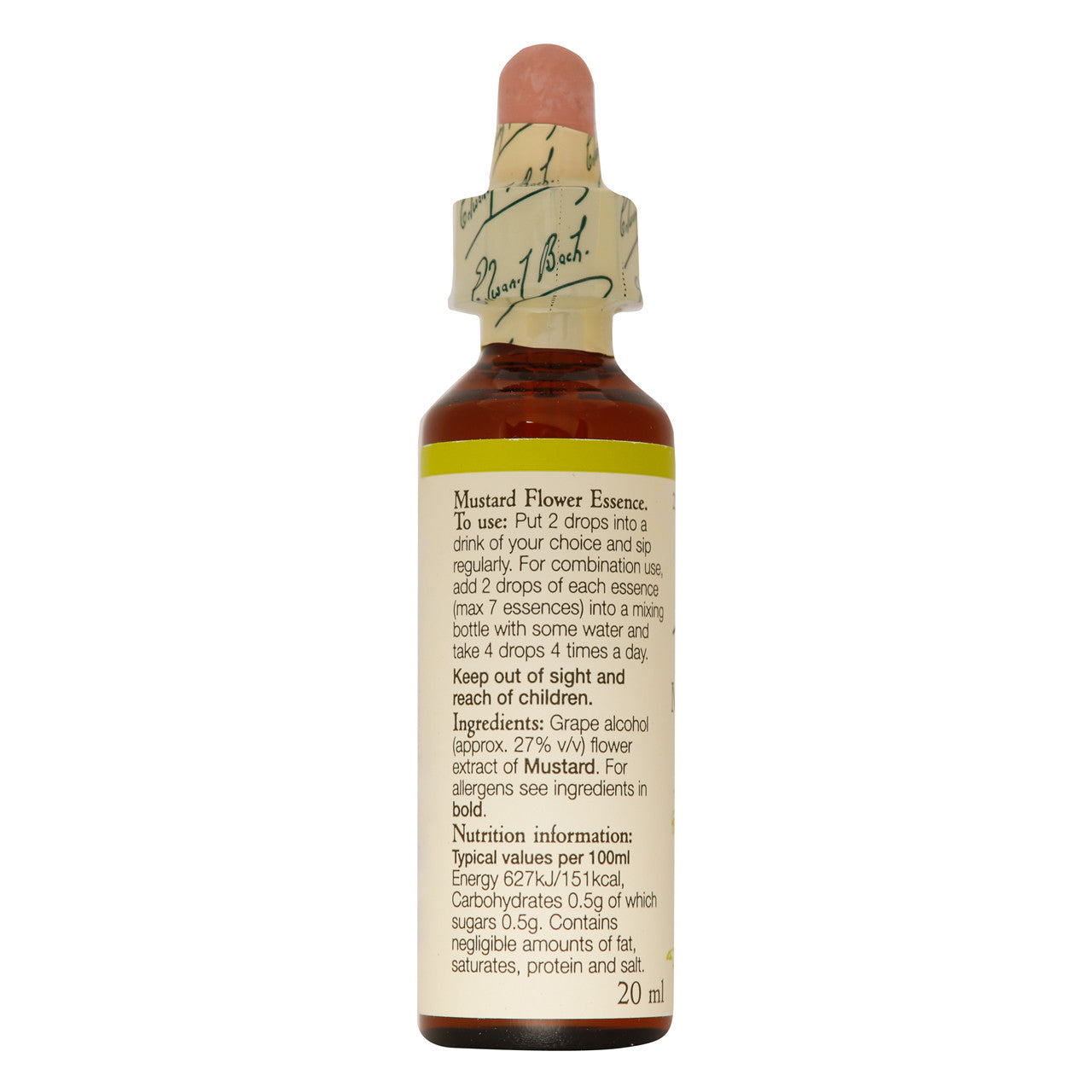 Bach Flower Remedies Mustard 20ml Bach Flower