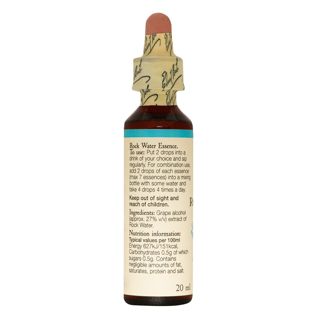 Bach Flower Remedies Rock Water 20ml Bach Flower