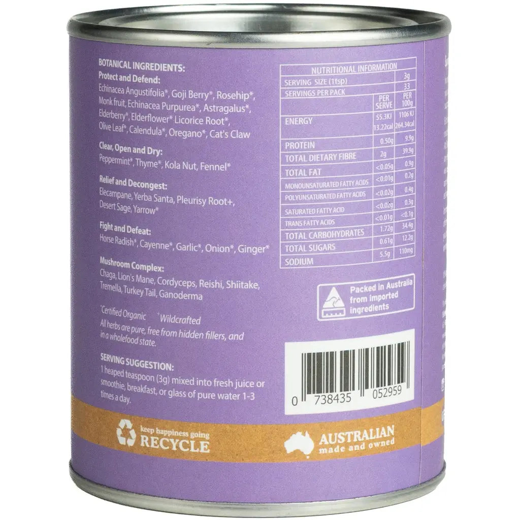 EDEN HEALTHFOODS Immunity Shield Herbal Immune Boosting Formula 100g EDEN HEALTHFOODS