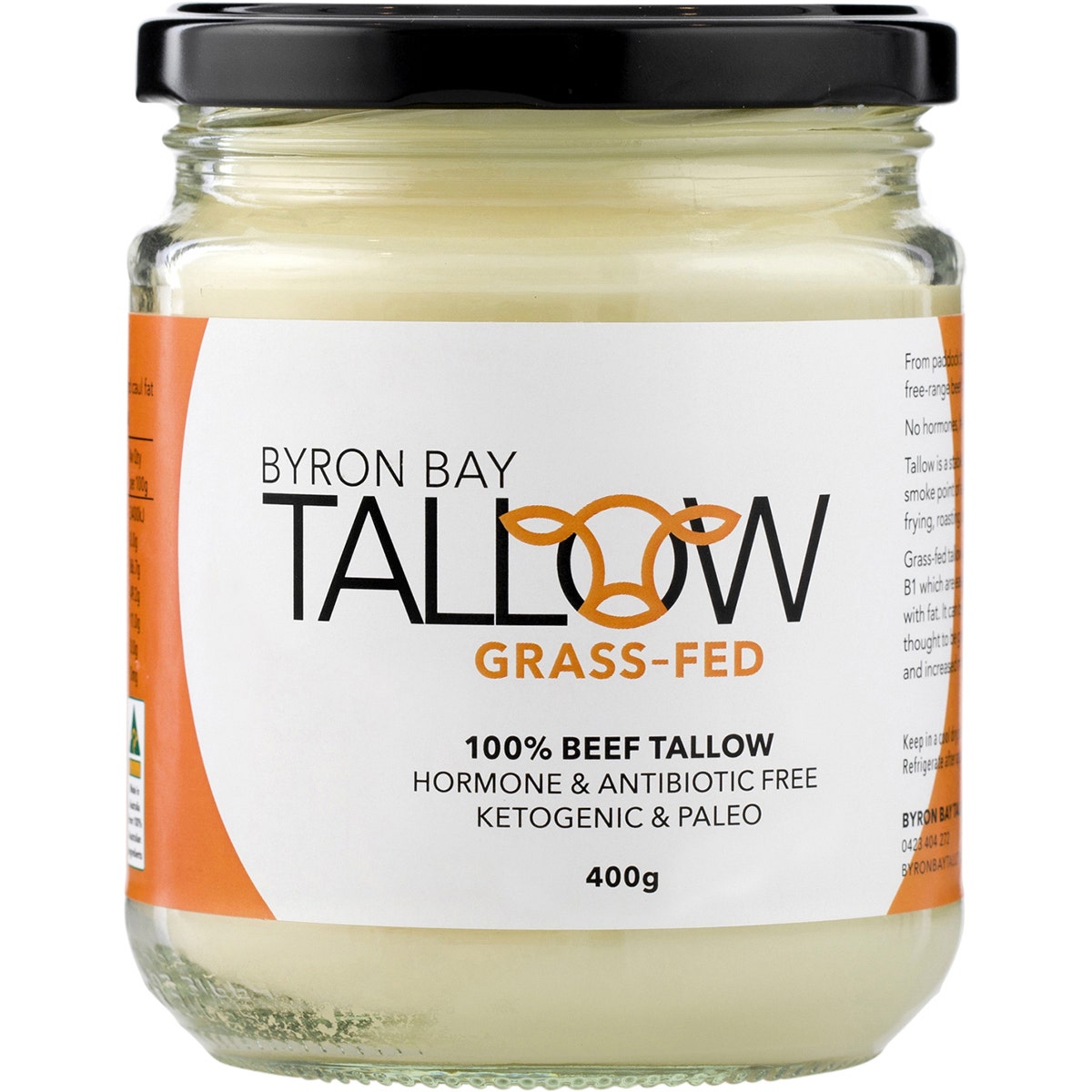 Byron Bay Tallow Grass Fed Beef Tallow 400g - Cutprice Online
