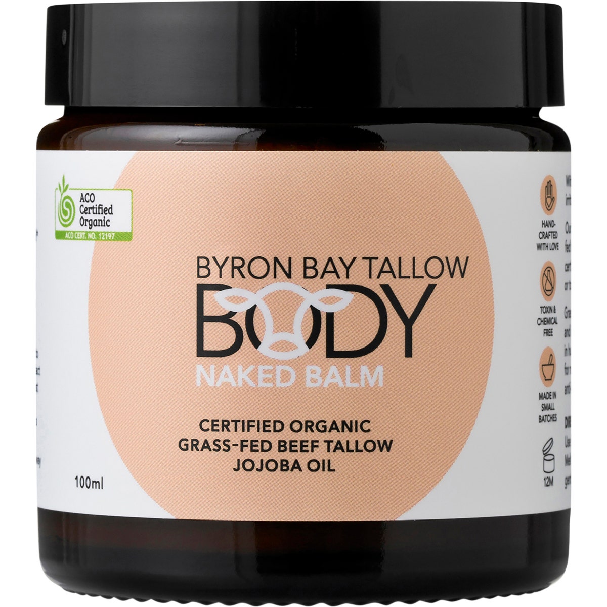 Byron Bay Tallow Body Naked Balm 100ml - Cutprice Online