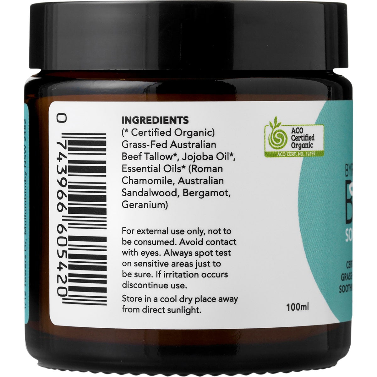 Byron Bay Tallow Body Soothing Balm 100ml - Cutprice Online