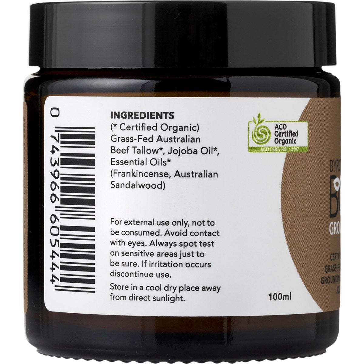 Byron Bay Tallow Body Grounding Balm 100ml - Cutprice Online