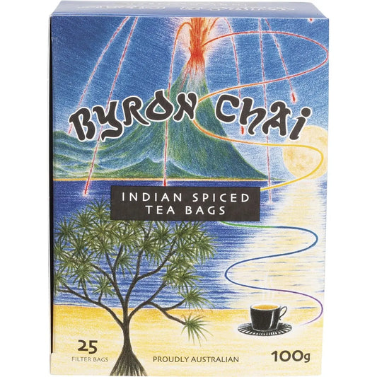 Byron Chai Indian Spiced Tea Bags 25 BYRON CHAI