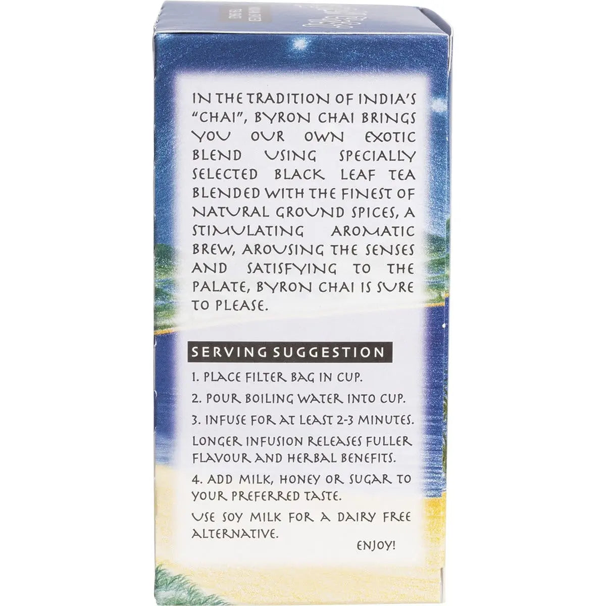 Byron Chai Indian Spiced Tea Bags 25 BYRON CHAI