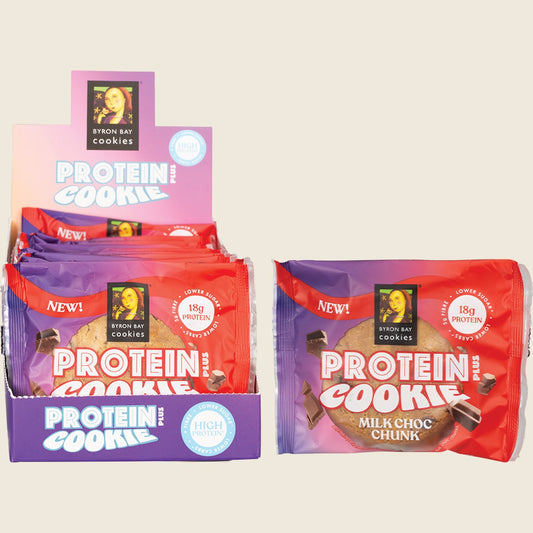 Byron Bay Cookies Protein Cookie Milk Choc Chunk 12x60g
