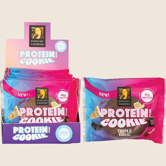 Byron Bay Cookies Protein Cookie Triple Choc 12x60g