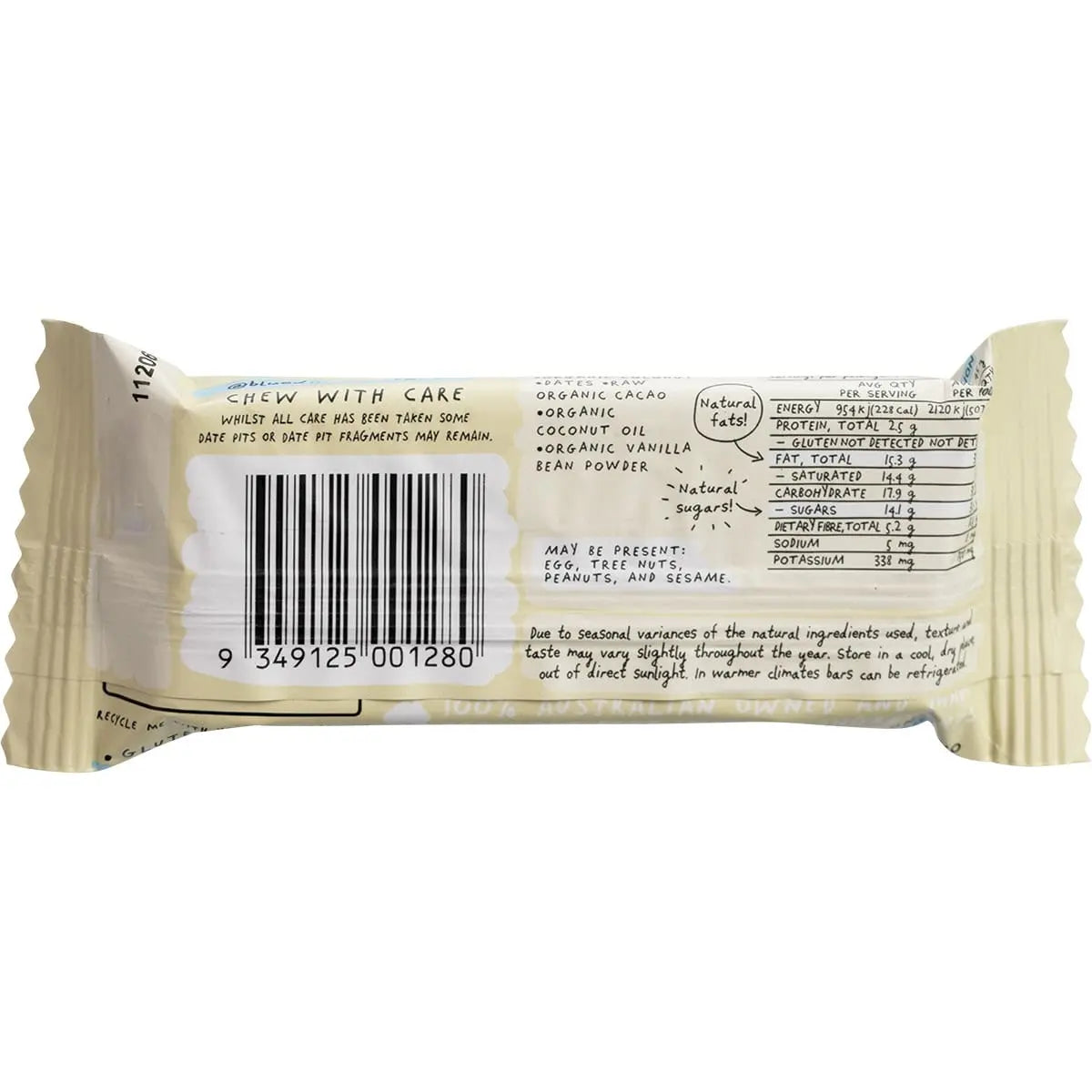 Blue Dinosaur Hand-baked Bar Lamington 45g 12 Pack BLUE DINOSAUR
