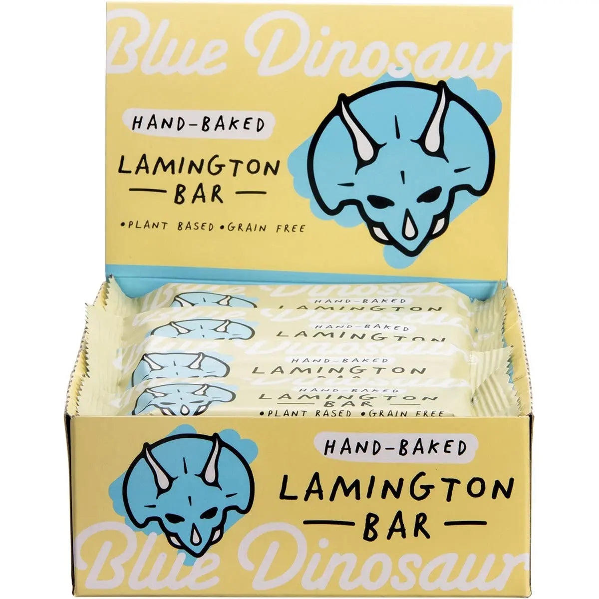Blue Dinosaur Hand-baked Bar Lamington 45g 12 Pack BLUE DINOSAUR