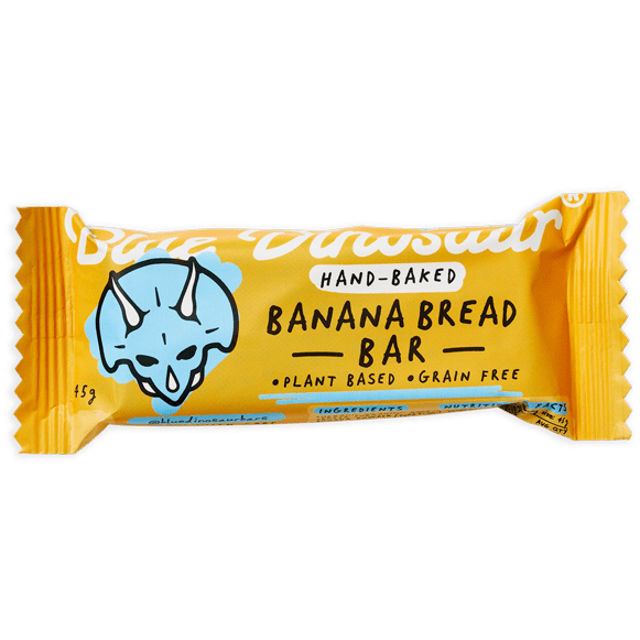 Blue Dinosaur Bar Banana Bread 45g (Pack of 12) - Cutprice Online