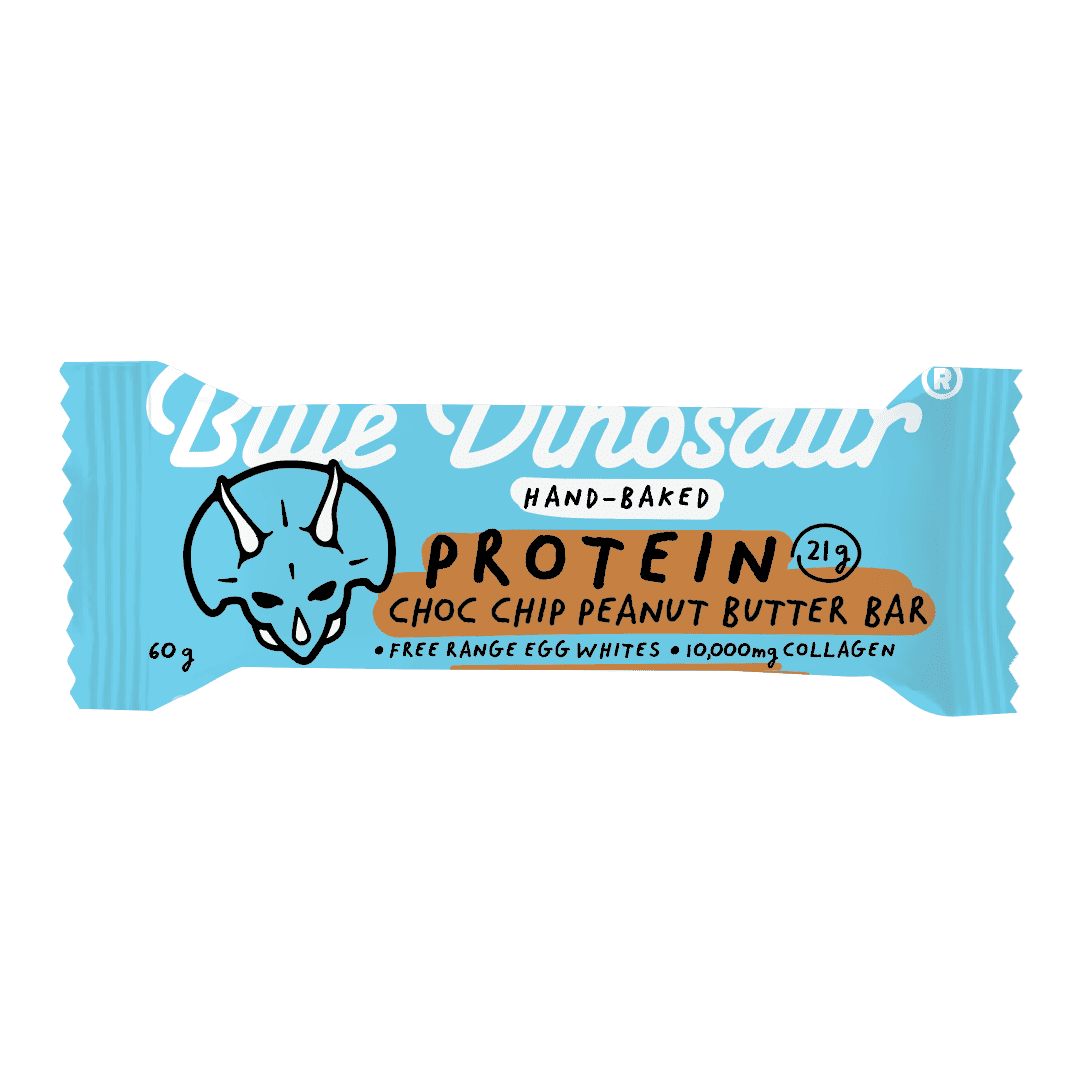 Blue Dinosaur Protein Bar Choc Chip P.butter 60g (Pack of 12) - Cutprice Online