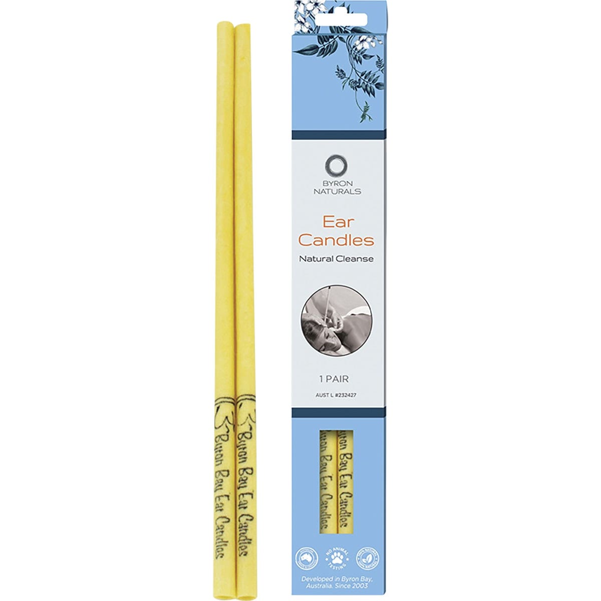 Byron Naturals Ear Candles 1 Pair X 12 Pack - Cutprice Online