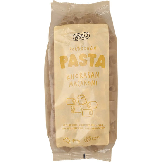 Berkelo Sourdough Pasta Khorasan Macaroni 400g berkelo