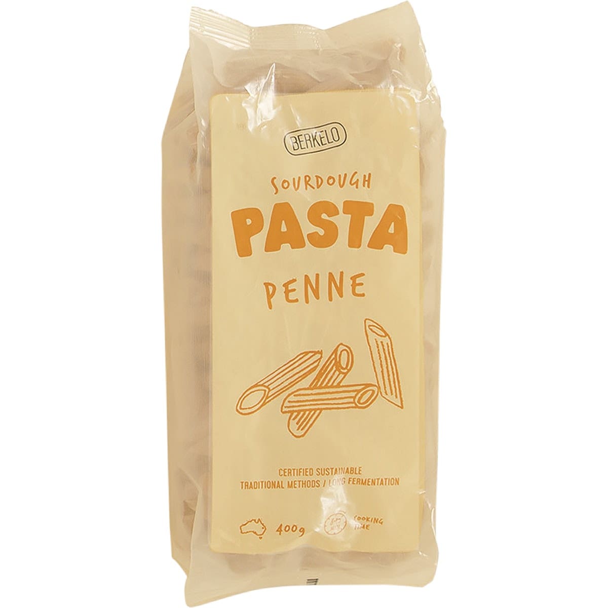 Berkelo Sourdough Pasta Wholewheat Penne 400g BERKELO