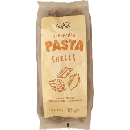 Berkelo Sourdough Pasta Wholewheat Shells 400g BERKELO
