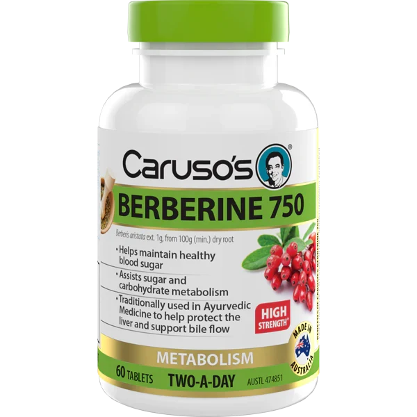 Caruso's Berberine 750 60 Tablets