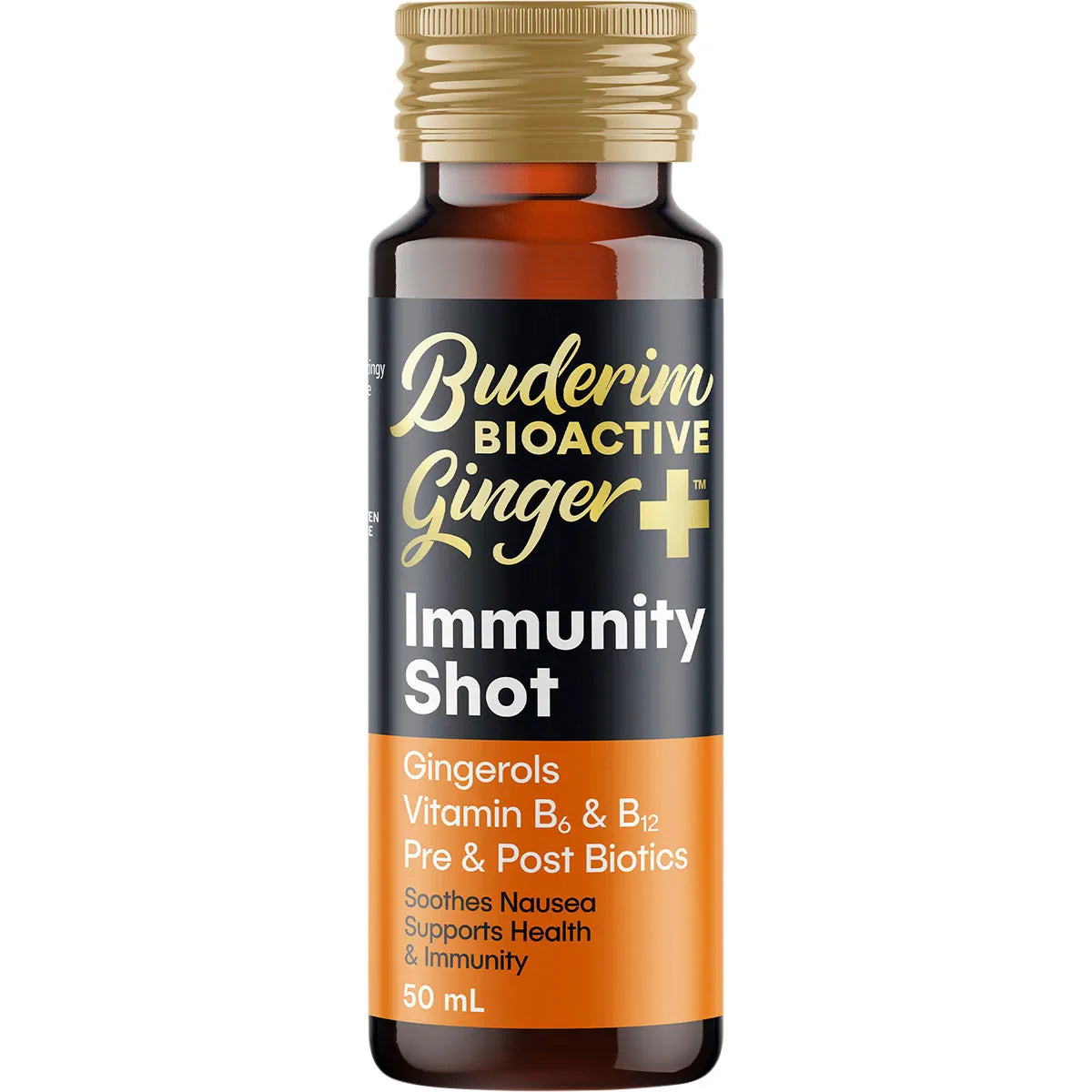 BUDERIM GINGER BioActive+ Immunity Shot 10x50ml - Cutprice Online