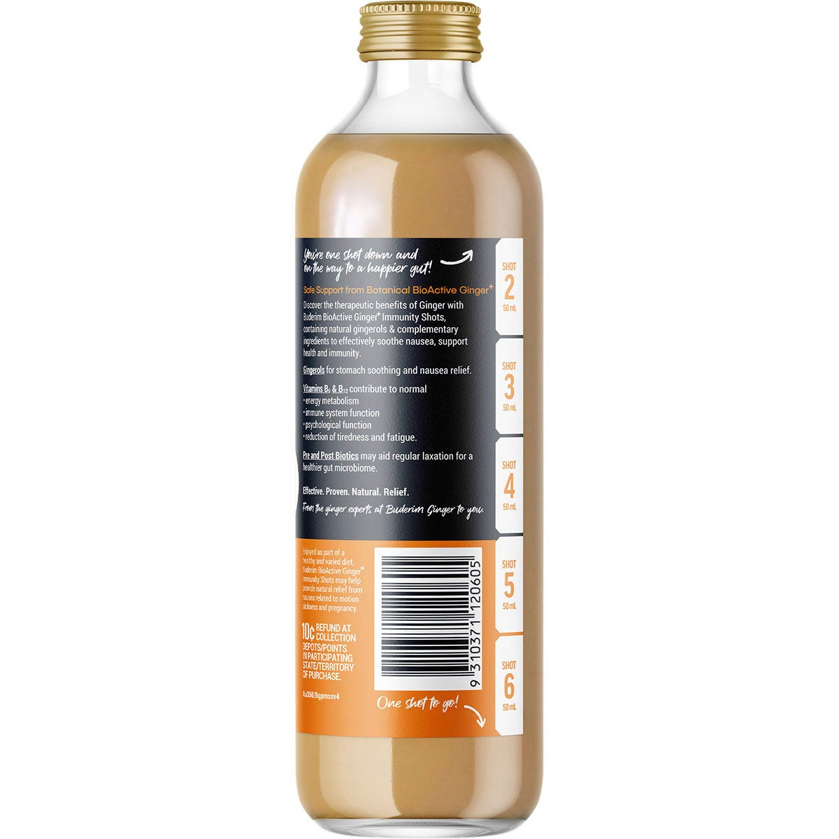 Buderim Ginger Bioactive + Immunity Shot 350ml - Cutprice Online