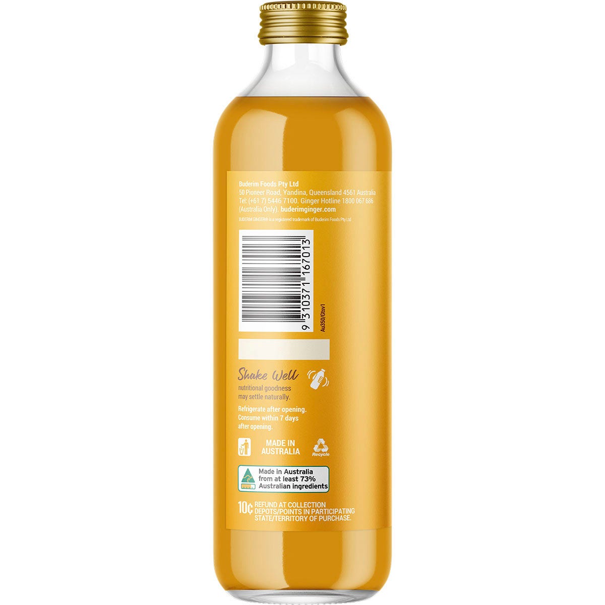 Buderim Ginger Ginger & Turmeric Shots 350ml - Cutprice Online