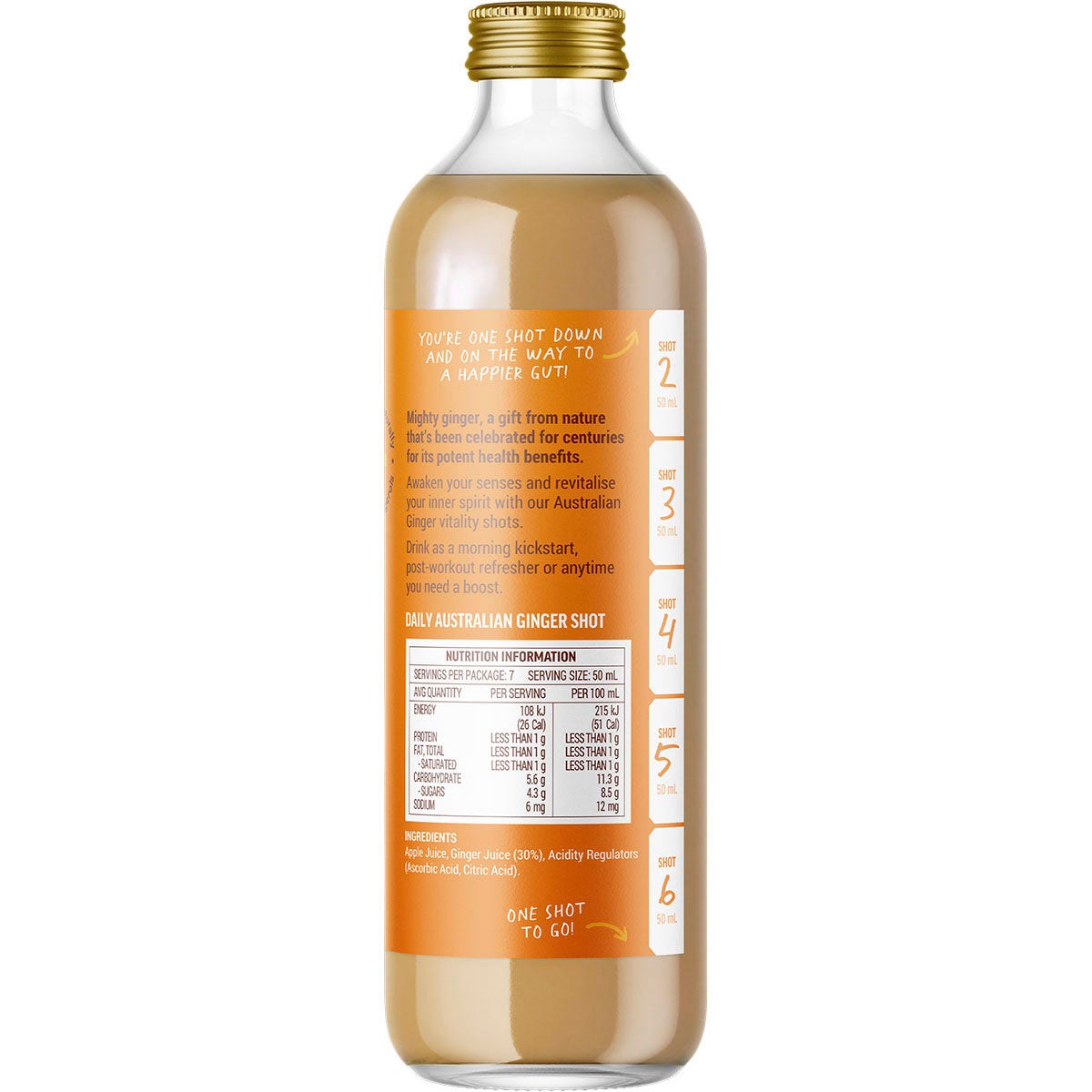 Buderim Ginger Australian Ginger Shots 350ml - Cutprice Online