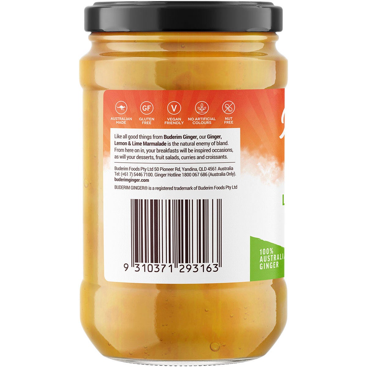 Buderim Ginger Ginger Lemon & Lime Marmalade 365g - Cutprice Online