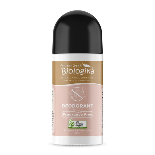 Biologika Roll-on Deodorant Fragrance Free 70ml BIOLOGIKA