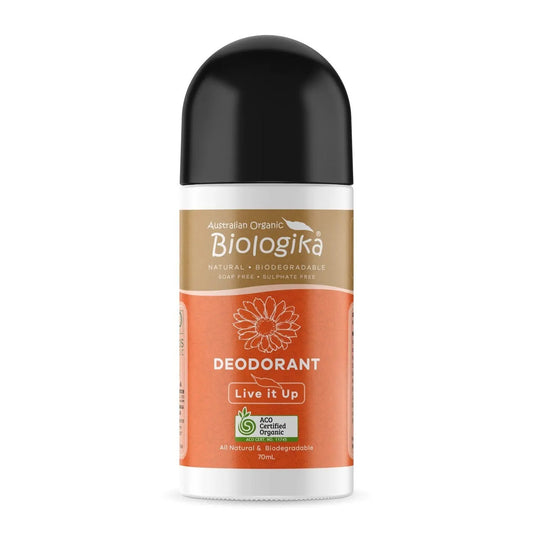 Biologika Roll-on Deodorant Live It Up 70ml BIOLOGIKA