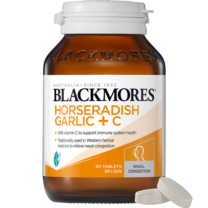Blackmores Horseradish, Garlic + C 90 Tablets - Cutprice Online