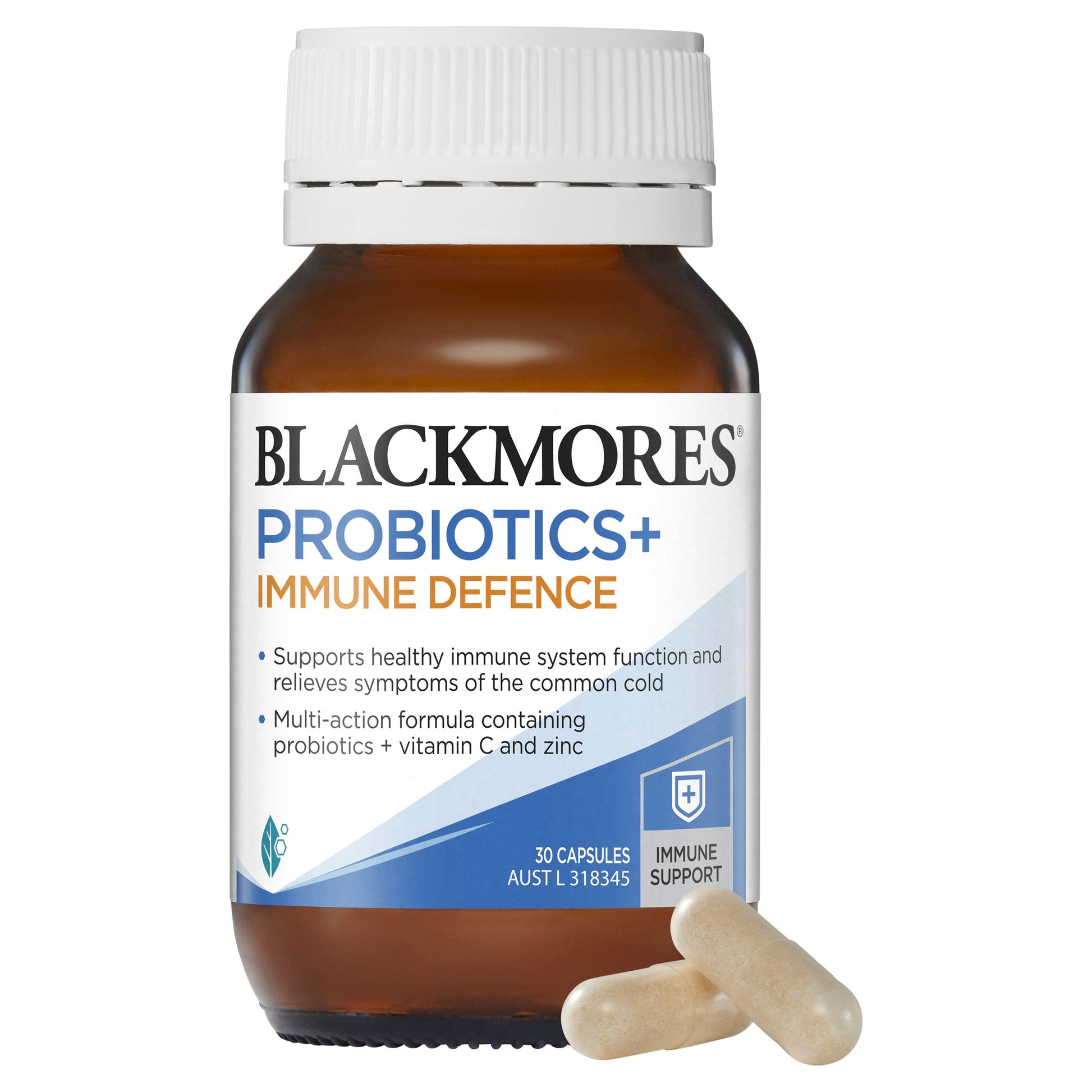 Blackmores Probiotics+ Immune Defence 30 Capsules - Cutprice Online