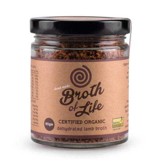 Broth of Life Organic Dehydrated Lamb Broth Jar 90GM - Cutprice Online